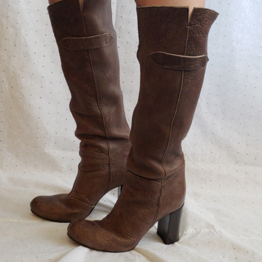 Gianni Barbato knee High Heel boots 38.5